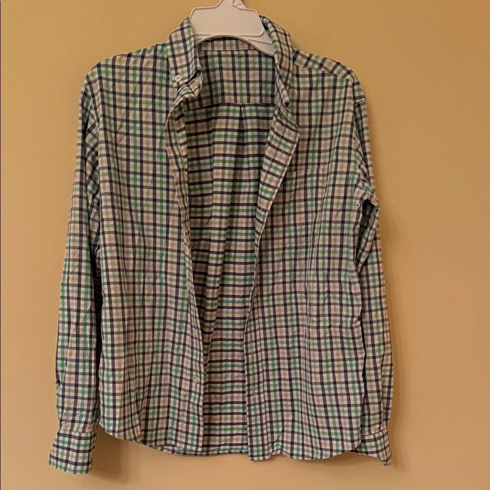 Southern Tide Multicolor Plaid‎ Shirt Jacket Sz M(10-12)